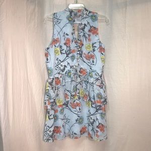 Women's High Neck floral dress